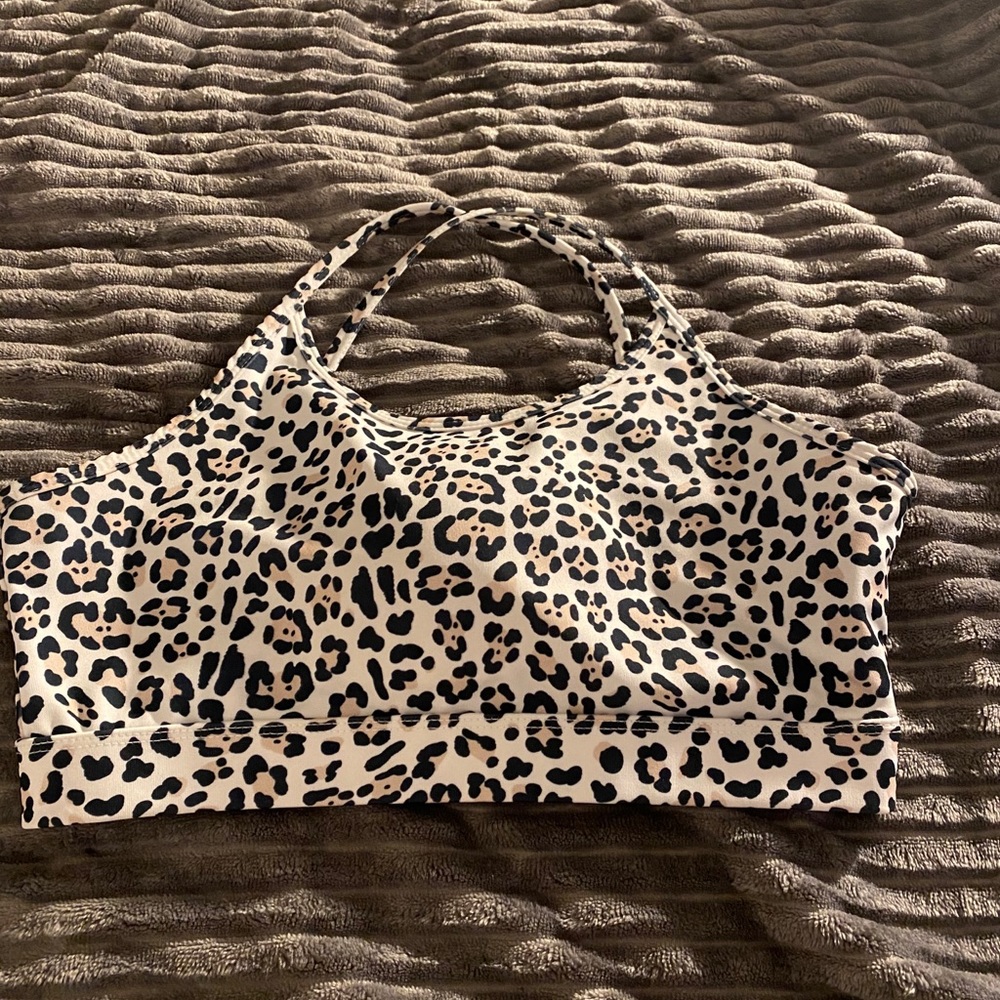 Cheetah Print Sports Bra